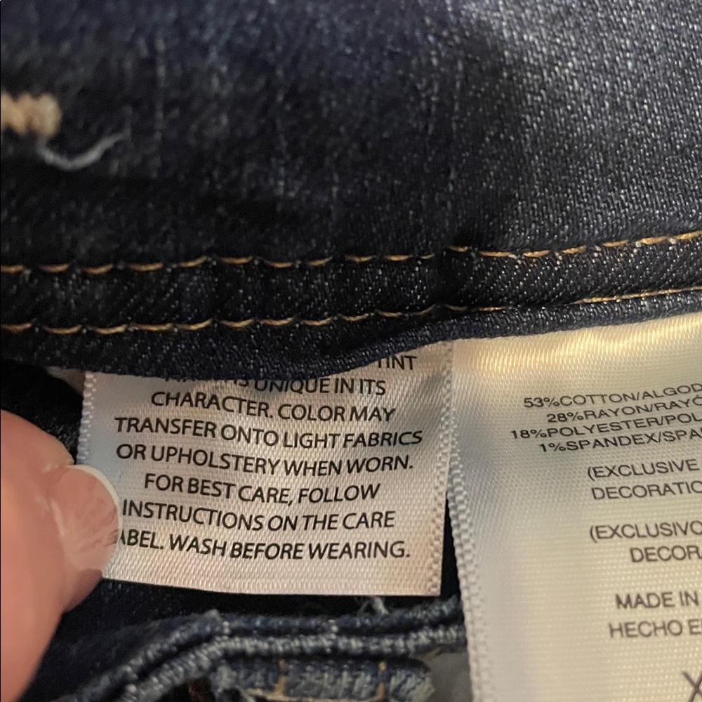 🟦🟦 Wallflower Vintage Denim Overalls with Button Accents (size XL) - Picture 11 of 12